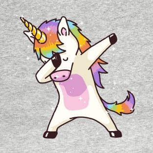 Dabbing Unicorn Shirt Dab Hip Hop Funny Magic T-Shirt